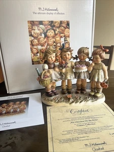 "Estatuilla Hummel We Wish You The Best #600 grande 8"" como nueva en caja certificado de autenticidad" - Imagen 1 de 22