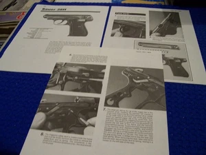 SAUER 38H (32 ACP) PISTOL..FIELD STRIP & REASSEMBLY (219PP) - Picture 1 of 5