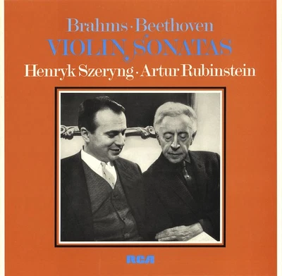 3LP Box BEETHOVEN BRAHMS Violin Sonatas SZERYNG RUBINSTEIN RCA SMA-25114 EX - Image 1 of 3