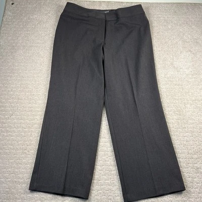 Pantalones para mujer Investments 14P Petites gris oscuro pierna recta pantalones 33x27 Foto 1 de 4