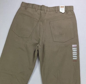 Gamehide Mens Woodsman Faced Cotton Upland Hunting Jean Dark Brown 34x32 Outdoor - Picture 1 of 9