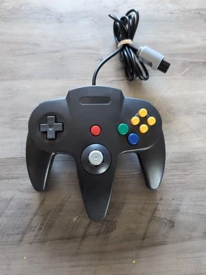 Wired Classic N64 Controller Gamepad Remote Joystick for N64 CONSOLE Charcoal - Image 1 of 4