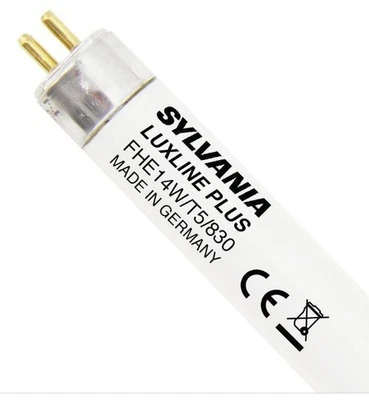 Tubo neon T5 - 14W 830 - Luce calda 3k - Sylvania 0002760 - 55/56cm - Immagine 1 di 2