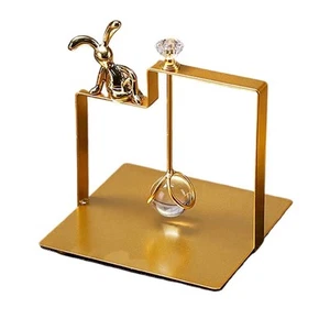 Metal Flat Napkin Holder with Light Luxury Crystal Rustic Tissue 9383 - Picture 1 of 5