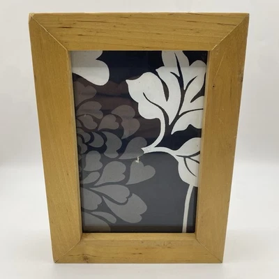 Natural Wood Photo Frame 18.5x13.5cm 6x4in Rustic Solid Wooden Picture Frame - Image 1 of 4