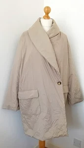 Marina Rinaldi Duster Coat Beige Size 23 UK 18 - Picture 1 of 7
