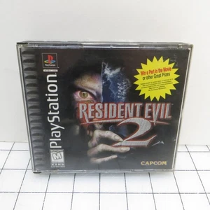 Resident Evil 2 PS1 PlayStation 1 dischi e custodia e cover art non funzionanti - Foto 1 di 5