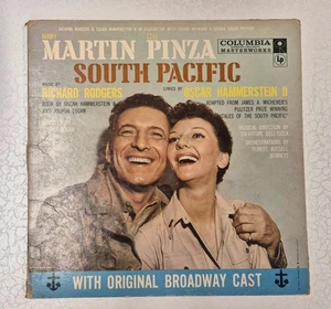 Martin Pinza South Pacific ORIGINAL CAST RECHANNELED STEREO LP Columbia 2 4B 4D - Picture 1 of 7