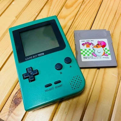 [Tested] Game Boy Pocket Emerald Green [toysrUS exclusive color] - Image 1 of 4