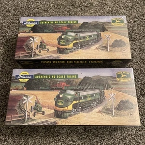 Athearn Ho Trains John Deere (1998) Caboose & Hopper. Sealed Vintage Set Rare - Picture 1 of 9