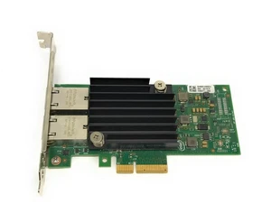 Intel X550-T2 Dual-Port 10GbE Copper NIC PCIe 3.0 Full & Low-Profile Brackets - Picture 1 of 5