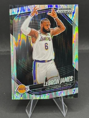 2024-25 Panini Prizm Black LeBron James #52 Skewed Prizms /249 NBA LA Lakers - Image 1 of 2