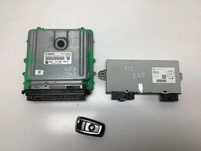 KIT CENTRALINA MOTORE BMW SERIE 6 640d F06 F12 con chiave dde cas 8582188 - Immagine 1 di 4