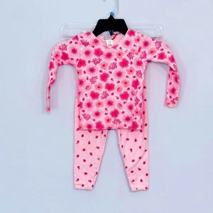 Carter’s | Mädchen rosa Langarm eng anliegend 100 % Baumwolle Blumen Pyjama Set 3T - Bild 1 von 16