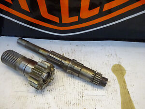 Harley Davidson Sportster 2 Piece USED Trans Main Drive Gear with Mainshaft