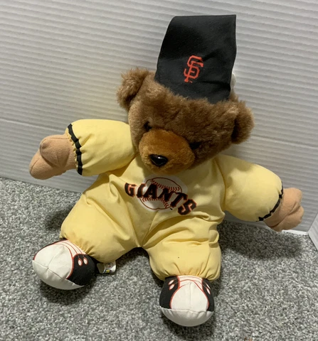 San Francisco Giants MLb Bedtime Bear with Team Name and Logo Cover