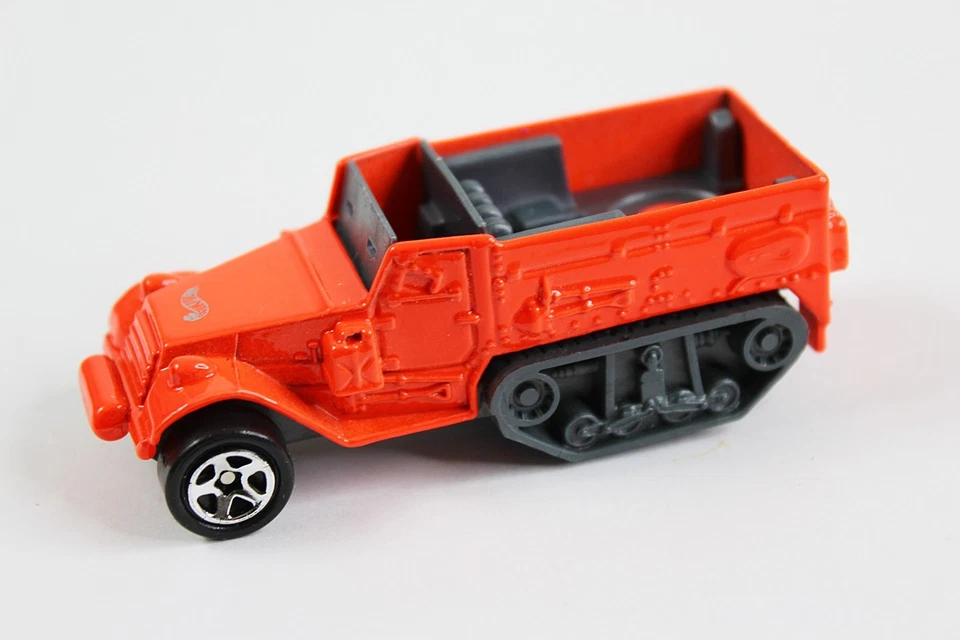 Camión con canastilla Orange Army Gun Hot Wheels Racing escala 1:64 1974 Foto 1 de 3