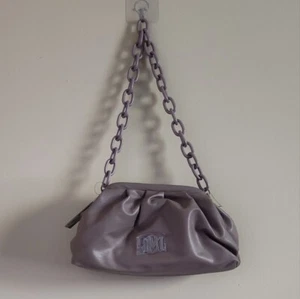 Badgley Mischka Wrapped Frame Clutch Bag Purse Taupe Chain strap New NWT - Picture 1 of 8