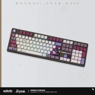Mihoyo Honkai Star Rail Kafka Mechanical Keyboard Backlit Bluetooth Wireless ABS - Image 1 of 4