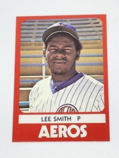 Lee Smith 1980 Wichita Aeros Minor League Rookie RC HOF Chicago Cubs