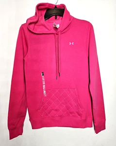 Under Armour Women loose fit hometown Pullover hoodie fuchsia 1260509 660 sz XS - Picture 1 of 9