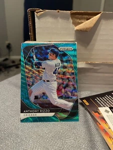 2020 Panini Prizm Prizms Teal Wave #224 Anthony Rizzo yankees! - Picture 1 of 1