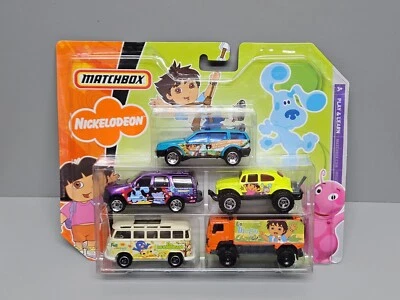Matchbox Cars Nick Jr - Dora Diego Backyardigans Blues Clues Rare 5 Pack 2007 - Image 1 of 4