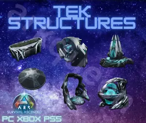 Ark Survival Ascended PvE ✅ Tek Structures - Picture 1 of 31