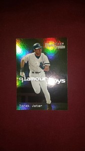 2001 Fleer Triple Crown Derek Jeter Glamour Boys #1GB