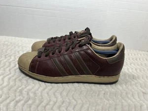 Very Rare Vintage Adidas Superstar 1 Lux Legendary Mens 8.5 Lizard Skin Sneakers - Picture 1 of 13