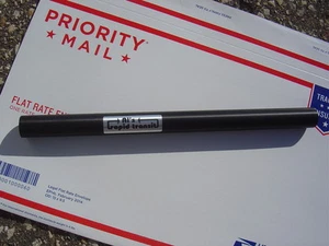 Anodized BLACK Made in USA 6061 aluminum Al's Rapid Transit Seat Post BMX 7/8" - Picture 1 of 3