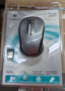 New Original Packaging Logitech M325 Wireless Optical Mouse Light Silver Compact - Picture 1 of 1