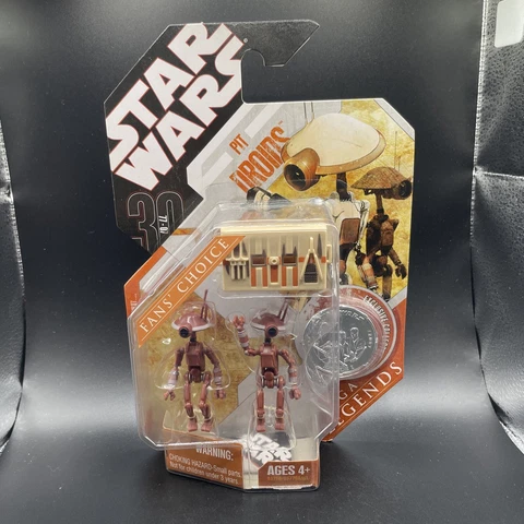 Hasbro Star Wars 30th Anniversary Saga Legends Fan’s Choice Pit Droids See Desc Cover