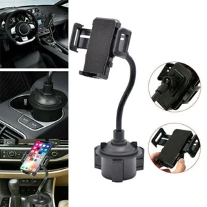 Universal Car Cup Holder Adjustable Gooseneck Cell Phone Mount Cradle Hands-Free - Photo 1 sur 12