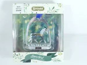 BREYER Cavallo 2022 Natale STAFFA ORNAMENTO Snowbird Holiday 23° di serie - Foto 1 di 6