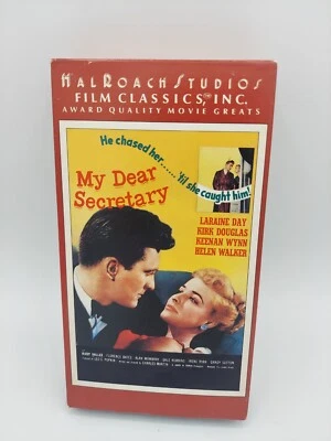 My Dear Secretary (1948 Film, B&W),(VHS, 1985), Kirk Douglas, FAST SHIPPING - Image 1 of 4