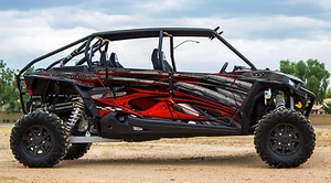 Polaris 4 RZR 1000 xp Design Geneses Decal Graphic Kit Wraps UTV Turbo Scoop - Bild 1 von 12