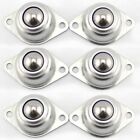 6 Pcs Steel Universal Ball Casters Round Ball Transfer Unit  Home Appliance