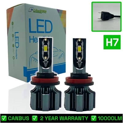 H7 72w N1 LED Bulbs Pair Canbus For Vauxhall Opel Vectra MK2 C GTS 2000-2008 - Image 1 of 4
