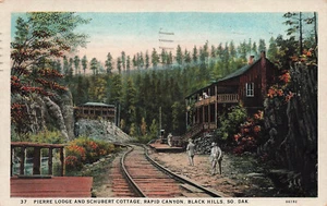 BLACK HILLS SD RAPID CANYON PIERRE LODGE AND SCHUBERT COTTAGE 010825 U - Imagen 1 de 2