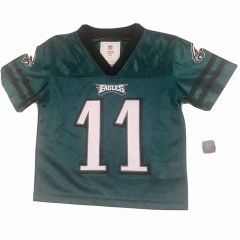 NFL Philadelphia Eagles Wants Jersey Toddler Boys 2T NWT green Cover
