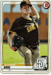 Tarjeta Bowman Prospect MacKenzie Gore Washington Nationals 2020 - Imagen 1 de 2