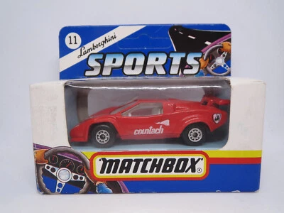 Matchbox LAMBORGHINI COUNTACH LP500S 1993 #11/75 Superfast Australian Window Box Foto 1 de 4