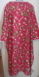 JUSTICIA Manta Acurrucada Rosa Mono Novedad Resistente al Llama Niñas Talla Única j382 - Imagen 1 de 3