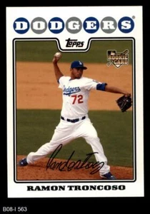 2008 Topps #563 Ramon Troncoso Dodgers RC 8 - NM/MT - Picture 1 of 2