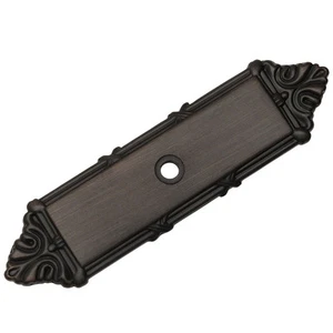 Cosmas Bronze mit Ölschliff Schrankknopf Rückplatte #9467ORB - Bild 1 von 1