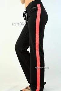 Pantalones de pista de yoga Victoria's Secret ROSA Flare Ultimate negro rojo nuevos con etiquetas - Imagen 1 de 2