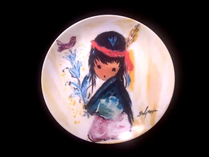 Knowles China Co. "My Little Pink Bird". By Ted De Grazia. 1987  - W/COA - Picture 1 of 6