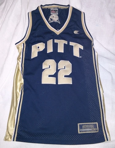 Pitt Panthers Basketball Jersey Colosseum Medium Stiched Lettering #22 Cover