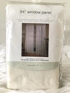1 Sears Vintage Spindrift Window Panel Curtain Panel W40 X L84"  Light Ivory - Picture 1 of 4